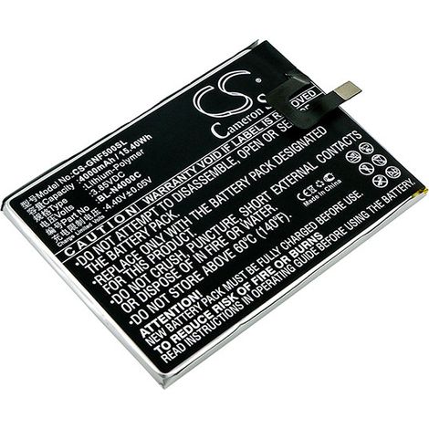 NX - Batterie téléphone, smartphone, GSM pour Gionee 3.85V 4000mAh - BL-N4000C (1/2)