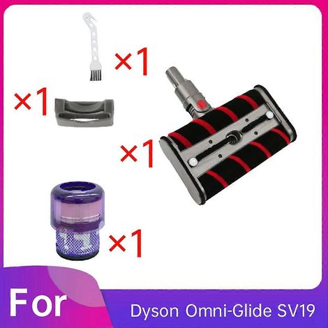 Tête de brosse rotative souple de rechange avec verrouillage pour aspirateur Omni-Glide SV19 (1/5)