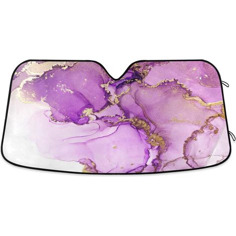 Bâche Pare Brise Protection Mandalas Coeur Couverture Pare-Brise