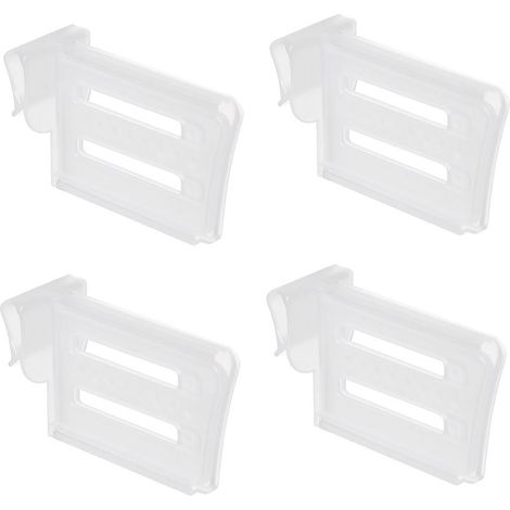 Clip de séparation rétractable pour réfrigérateur, 4 pièces, séparateur extensible pour réfrigérateur, organisateur S. (1/5)