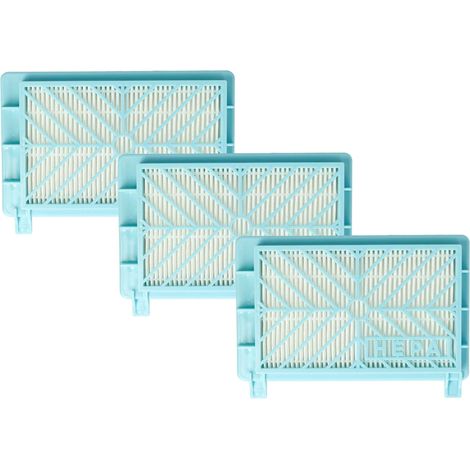 vhbw 3x filtro sostituisce Philips VZ152HFB per aspirapolvere - Filtro HEPA