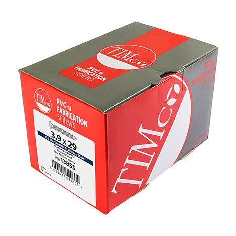 TIMCO Window Fabrication Screws Friction Stay Pan PH Self-Tapping Thread Self-Drilling Point Martensitic Stainless Steel & Silver Organic - 3.9 x 19 (1/2)