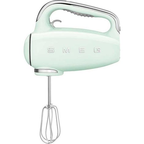 BATIDORA AMASADORA SMEG HMF01PGEU VERDE PASTEL, 250W. DISPLAY LED, 9 VELOCID. (1/5)
