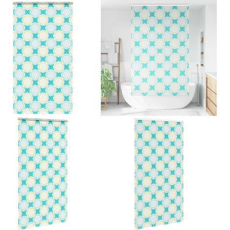 vidaXL Store enrouleur de douche avec cassette largeur du tissu 126 cm (1/5)