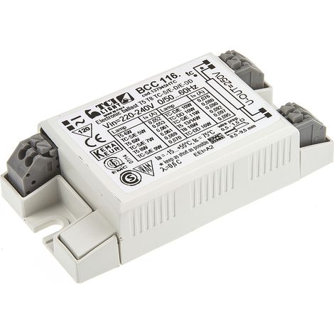 Rs Pro – Ballast électronique T5/T8 pour lampes fluorescentes – 220-240V – Haute fréquence – Longueur 80mm – Largeur 41mm (1/4)