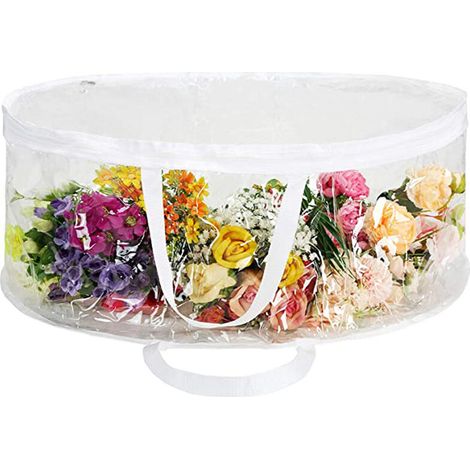 royaluxe -Ensemble de deux pièces quatre saisons tous les jours maison sac de rangement sac de rangement transparent guirlande Festival sac de rangement(24 pouces+30 pouces) (1/5)