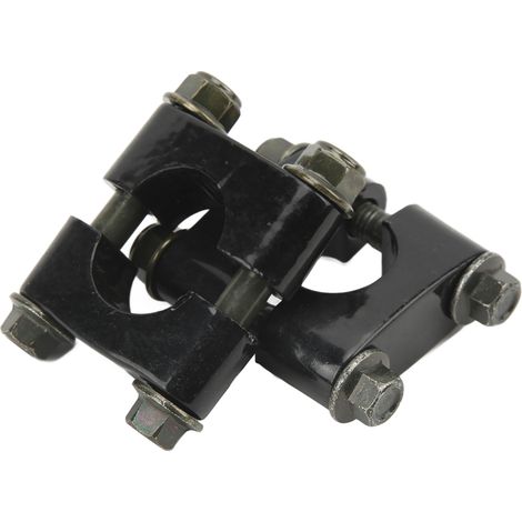 Support de guidon 22mm universel, collier de fixation moto 1 paire, montage guidon simple trou, kit accessoire moto. (1/5)