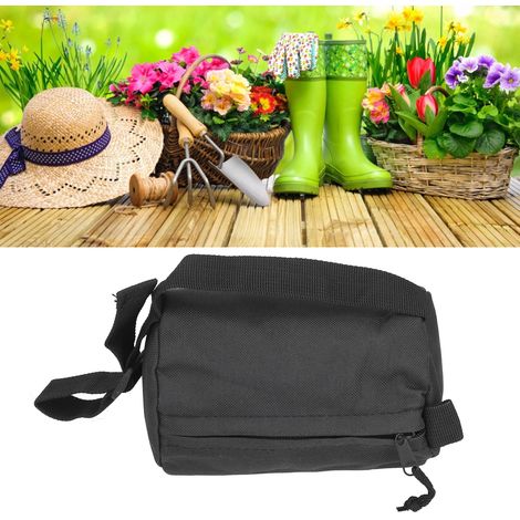 Aufbewahrungstasche für Gartenarbeit und Landschaftsgestaltung, tragbare Werkzeugtasche, kleines schwarzes Modell. (1/5)
