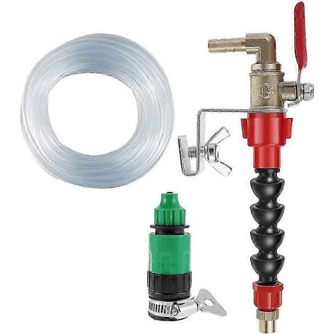 Spruzzatore d'acqua per la rimozione della polvere per macchine da taglio – Tubo antipolvere da 5 m per nebulizzazione del liquido refrigerante (1/5)