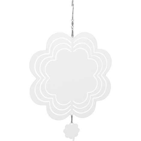 Handgefertigtes Sublimations-Windspiel aus Aluminium, leer, 200 × 200 × 1 mm, zum Aufhängen geeignet, für Garten und Terrasse (1/5)