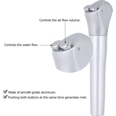 Pièce à main de seringue Triple de jet d'eau d'air dentaire à 3 voies avec 2 équipements de pointes de buses (1/4)