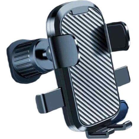 1 support de téléphone pour voiture - [Matériau ABS] surface granuleuse - 1 support de téléphone pour voiture - [Matériau ABS] surface granuleuse (1/5)