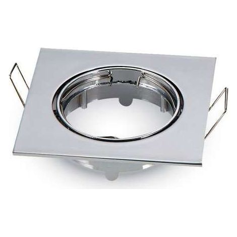 SPOT ENCASTRÉ CARRÉ ORIENTABLE Couleur Chrome (1/3)