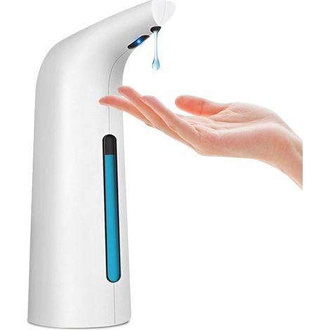 Dispenser di sapone automatico con sensore, dispenser di sapone elettrico senza contatto, impermeabile (IPX6), per bagni, cucine e ristoranti, hy (1/5)