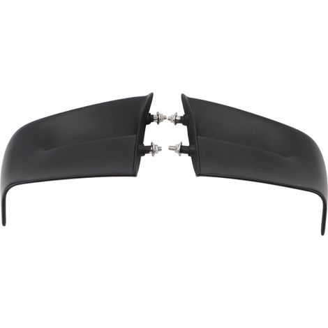 Alerones aerodinámicos ligeros para motocicleta Ducati Panigale V4/V4S/V4R 2022-2023, acabado en negro mate, reemplazan directamente las piezas originales.