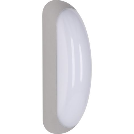 Forlight Noa - Aplique Exterior LED 5W y 398lm con Luz Cálida 3000K. Aplique de Pared para Jardín y Terraza. Lámpara LED Impermeable y Resistente IP44. Color Gris (1/5)