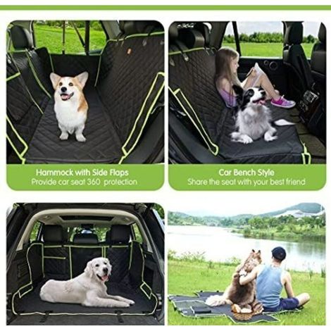Housse Voiture Chien avec Rallonge de Siège , 2025 Nouvelle Protection Siege Voiture, 3-en-1 Housse & Extension & Barrière,Imperméable Anti-Rayures, pour Moins de 150 kg (1/4)