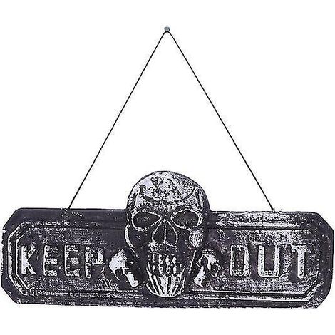 1 Halloween-Schild für Halloween-Dekorationen (1/3)