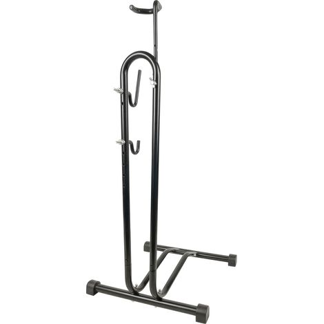 MONVELO Bike Rack Floor Stand Bicycle Parking Freestanding Storage Outdoor Black (1/5)