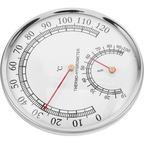 Industrielles Hygrometer und Thermometer aus Abs für Sauna