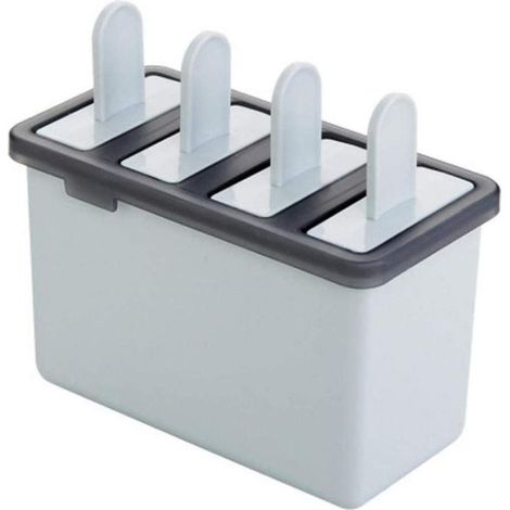 Moule à Glace Réutilisable 4 Cavités pour Sorbets DIY et Yaourts - Ustensiles de Cuisine (1/5)