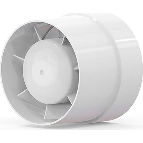 Rwoythk – Ventilateur extracteur d'air 100mm – Débit 130 m³/h – Consommation 12W – Niveau sonore 34 à 40 dB – Plastique ABS résistant aux UV (1/5)