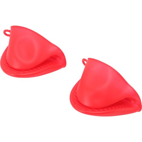Ortviai Cuve en silicone rectangulaire pour friteuse air Ninja DZ201 Foodi 8QT – Lot de 2 pièces rouges, résistant à 230 °C (1/4)