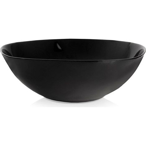 Saladier en verre noir Luna 25 cm, 2 l (1/4)