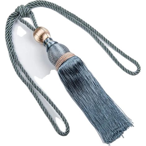 Fili per tende, design elegante, facile installazione, azzurro (1/2)