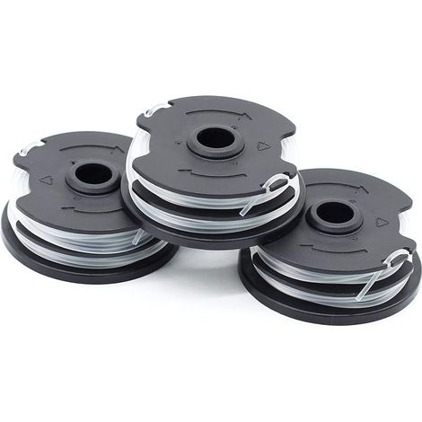 Lot de 3 bobines de fil de rechange pour coupe-bordure sans fil LIDL Parkside PRTA 20-Li A1, B2, C3, PRT 550 A1, A3, PRT 300 A1-2 x 4 m, 1,6 mm (1/5)