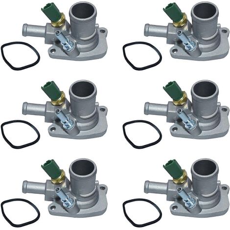 Thermostat de liquide de refroidissement moteur 6X, thermostat automobile 55202176 55194029 pour Fiat Grande Punto (1/5)