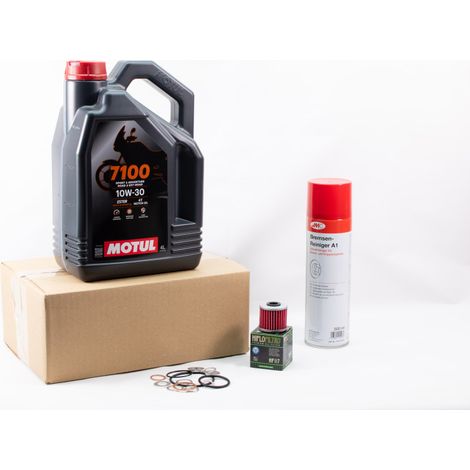 Kit Entretien Vidange Standard pour HONDA MSX 125 de 2012 à 2023 - MOTUL 7100 10W30 4L