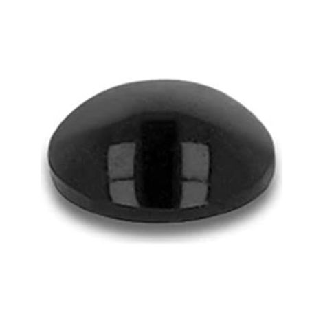 Delock - Piedini tondi in gomma autoadesivi (5 x 2 mm, 100 pezzi), nero (1/2)