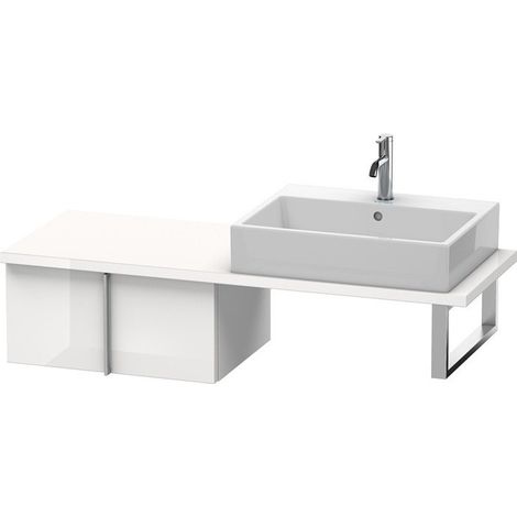 VERO mobile consolle basso 285x600x448mm bianco lucido mancanza