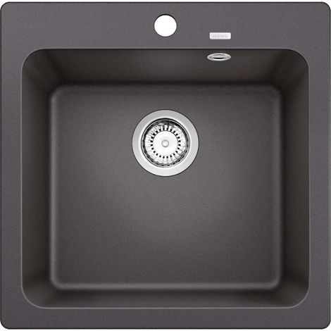 Blanco Naya 5 - Évier en silgranite, 52x51 cm, gris rocher 526580 (1/3)