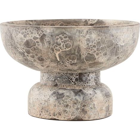 House Doctor - Ancient Tealight Holder - Ø22 cm - Grey/Brown