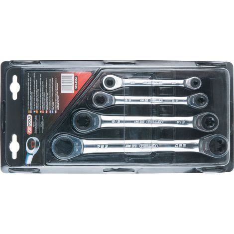 KS Tools 5034364 503.4364 Jeu de clés à cliquet annulaires doubles Ouverture de clé (métrique) 6 - 20 mm (1/5)