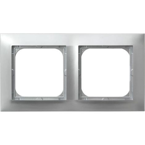 Doppia cornice in argento con impressione