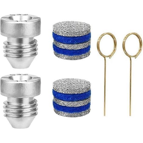 Buse à orifice de 1,1 mm pour canon à mousse et générateur de mousse, embouts de rechange à filetage et filtre à mailles pour S (1/5)