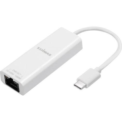 Adaptateur réseau EDIMAX EU-4306C 10 / 100 / 1000 MBit/s USB-C®, RJ45 D629072 (1/5)