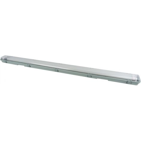 Réglette étanche IP65 120cm – 2 tubes LED 3600lm – Blanc froid 6500K – Culot G13 – Alimentation unilatérale – Ecolight (1/4)