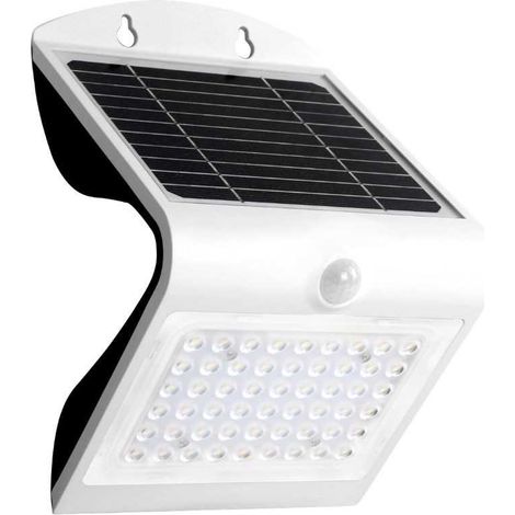 Projecteur LED solaire - Mural - 4 W - IP65 - 500 lm - Butterfly - 401067 - Xeta - Blanc
