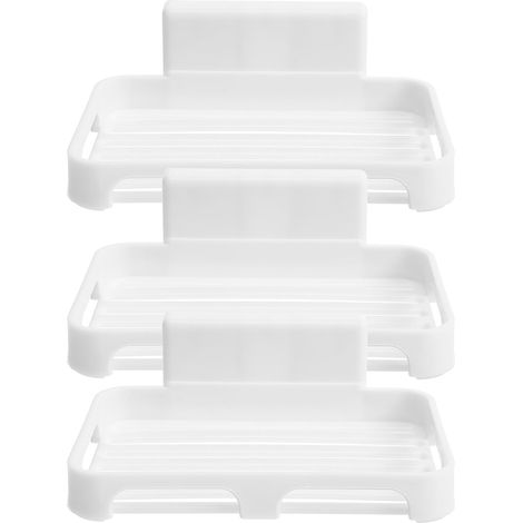 Self Adhesive Wall Mounted Soap Dish Simple Design No
