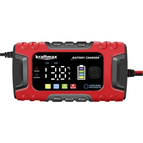 kraftmax Caricabatterie: 12 V, 24 V Corrente di carica (max.) 10 A
