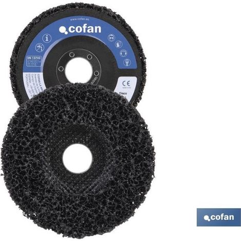 Disco de vellón para limpieza 115 mm, eje de 22,23 mm, buena capacidad de arranque