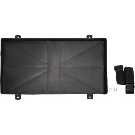 DEESSE SHOP-Jiawu Batterie Marine de la RV Marine Battery 12V avec Courroies, Couleur Noire, Empêcher la Poussée pour (L) (1/5)
