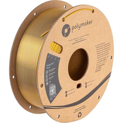 3D-Druckerfilament Polymaker PolyLite Silk PLA dual color 1.75 mm