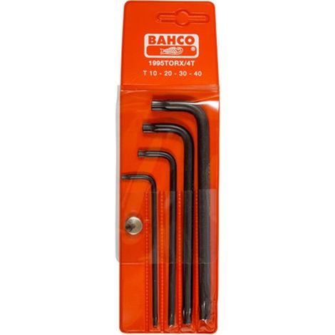 JUEGO 4 LLAVES ACODADAS TORX 4PCS - BAHCO