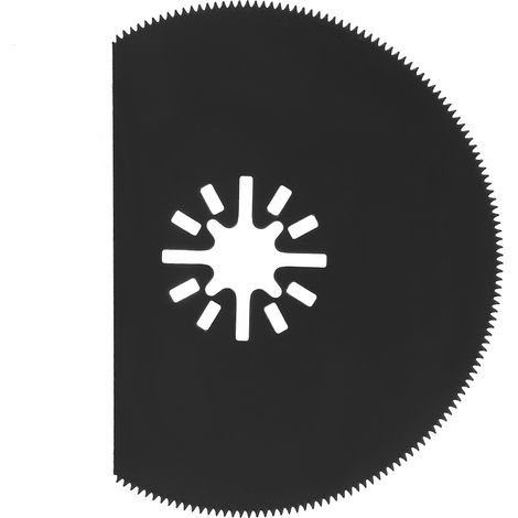 10 halbkreisförmige Sägeblätter aus Kohlenstoffstahl (80 mm) für Mehrzweck-Oszillationswerkzeuge (1/5)