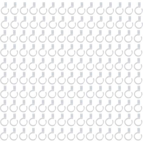 100 runde Haken für Kleiderstange (1/3)